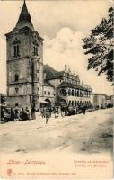 Lőcse, Leutschau, Levoca; Városház az árkádokkal. Feitzinger Ede No. 951. L. 1905. / town hall and arcades