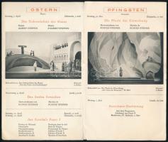 1936 Mysterien-Festspiele am Goetheanum, Dornach-Basel, Frühjahr-Sommer 1936. Kihajtható, képes isme...