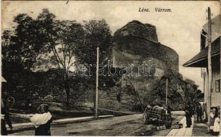 1916 Léva, Levice; várrom. Schulcz Ignác kiadása / castle ruin