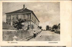 Hernádzsadány, Zsadány, Zdana; Kir. járásbíróság. Nyulászi Béla kiadása / county court