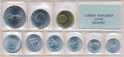 1978. 2f-10Ft (9xklf) érmés forgalmi sor fóliatokban T:UNC Adamo FO11