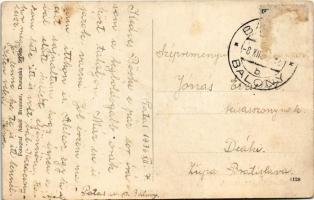 1936 Csilizpatas, Patas, Pastúchy; Fő utca, református templom / main street, Calvinist church (Rb)