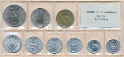 1980. 2f-10Ft (9xklf) érmés forgalmi sor fóliatokban T:UNC kis patina Adamo FO13