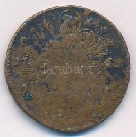 1763PH-KM Poltura Cu "Mária Terézia" T:F anyaghiba, patina, ph. Huszár: 1751., Unger III.:...