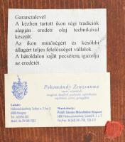 Pokomándy Zsuzsanna: Ikon. Olaj, fa. Hátoldalán garancialevéllel, 24,5x14,5 cm