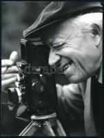 cca 1975 Vincze János (1922-1999) kecskeméti fotóművész hagyatékából, feliratozott vintage fotóművés...