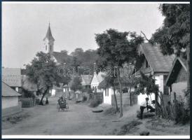 cca 1929 Szentjakabfa (Veszprém megye), Kerny István (1879-1963) budapesti fotóművész hagyatékából, eredeti üveglemez negatívról készült 1 db modern nagyítás, 15x21 cm