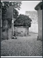 cca 1925 Budapest, Tabán, Kerny István (1879-1963) budapesti fotóművész hagyatékából, eredeti üveglemez negatívról készült 1 db modern nagyítás, 21x15 cm