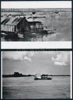 cca 1913 Hajómalom az Al-Dunán, Kerny István (1879-1963) budapesti fotóművész hagyatékából, eredeti ...