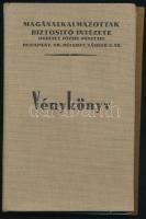 1939 Magánalkalmazottak Biztosító Intézete (Ferenc József Pénztár) vénykönyv