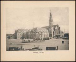 cca 1920-1930 Luxembourg album, 12 db fekete-fehér képpel, kissé sérült borítóval, belül jó állapotb...