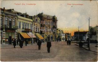 Constanta, Piata Independentei, Beraria Generala / square, shops, beer hall (EK)