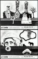 cca 1972 ,,Az 1812-es év" című kollázs-animációs rövid film Jan Lenica, Walerian Borowczyk és K...