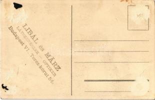 Carl Zeiss Jena szemüveg reklám - Hátoldalon "Libál és März" reklám / Zeiss eye glasses ad...