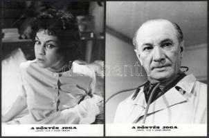 cca 1963 ,,A döntés joga - a levegő hősei" című lengyel film jelenetei és szereplői, 11 db vint...