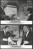 cca 1972 ,,A mesterdetektív" című angol film jelenetei és szereplői (Laurence Oliver és Michael...