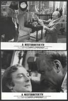 cca 1972 ,,A mesterdetektív" című angol film jelenetei és szereplői (Laurence Oliver és Michael...