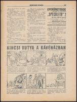 1943 Kincses Újság 4 száma (III. évf. 10., 14.,17.,18.) Benne háborús írásokkal, rajzokkal, képregén...