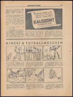 1943 Kincses Újság 4 száma (III. évf. 10., 14.,17.,18.) Benne háborús írásokkal, rajzokkal, képregén...