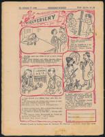 1943 Kincses Újság 4 száma (III. évf. 10., 14.,17.,18.) Benne háborús írásokkal, rajzokkal, képregén...