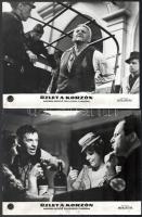 cca 1965 ,,Üzlet a korzón" című csehszlovák filmdráma jelenetei és szereplői, 11 db vintage pro...