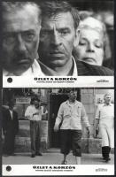 cca 1965 ,,Üzlet a korzón" című csehszlovák filmdráma jelenetei és szereplői, 11 db vintage pro...