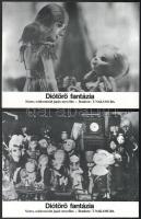 cca 1979 ,,Diótörő fantázia" című japán mesefilm, 3 db produkciós filmfotó nyomdatechnikával sokszorosítva kartonpapírra, egyoldalas nyomással, a használatból eredő (esetleges) kisebb hibákkal, 18x24 cm