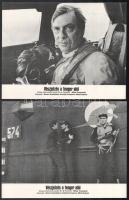 cca 1982 ,,Vészjelzés a tenger alól" című szovjet film jelenetei és szereplői, 6 db produkciós ...