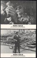 cca 1982 ,,Vészjelzés a tenger alól" című szovjet film jelenetei és szereplői, 6 db produkciós ...