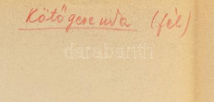 1936-1937 Dr. Feimer László (1896-1954) hadiműszaki törzskari alezredes, hídtervező mérnök "K&q...