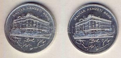 1992. 200Ft Ag "MNB" (2x) T:BU,2