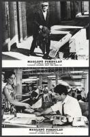 cca 1971 ,,Meglepő fordulat" című szovjet - üzbég bűnügyi film jelenetei és szereplői, 13 db vi...