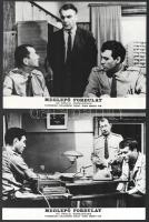 cca 1971 ,,Meglepő fordulat" című szovjet - üzbég bűnügyi film jelenetei és szereplői, 13 db vi...