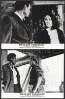 cca 1971 ,,Meglepő fordulat" című szovjet - üzbég bűnügyi film jelenetei és szereplői, 13 db vi...