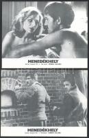 cca 1978 ,,Menedékhely" című lengyel film jelenetei és szereplői, 6 db produkciós filmfotó nyom...