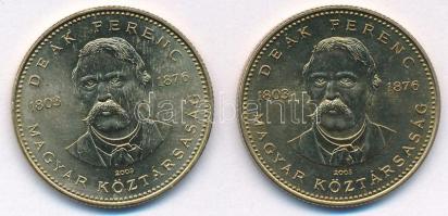 2003. 20Ft "Deák" (2x) T:AU Adamo FOEM2