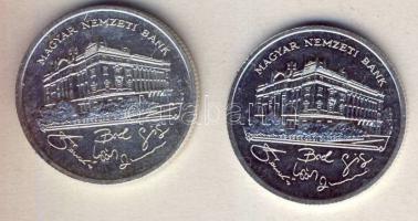 1992. 200Ft Ag "MNB" (2x) T:BU,2