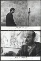 cca 1968 ,,Méhek völgye" című csehszlovák film jelenetei és szereplői, 7 db vintage produkciós filmfotó ezüst zselatinos fotópapíron, a használatból eredő (esetleges) kisebb hibákkal, 18x24 cm