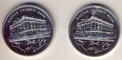 1992. 200Ft Ag "MNB" (2x) T:BU,2