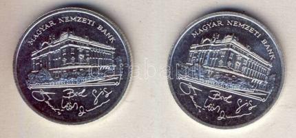 1992. 200Ft Ag "MNB" (2x) T:BU,2