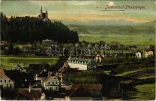 Judendorf, Judendorf-Straßengel (Steiermark); general view with railway station (EB)