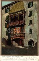 1904 Innsbruck, Goldenes Dachl. Emb. (pinholes)