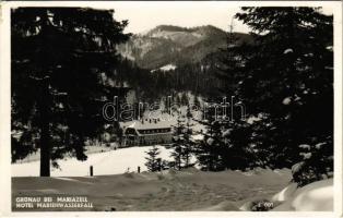 1938 Mariazell (Steiermark), Grünau bei Mariazell, Hotel Marienwasserfall / hotel (EK)