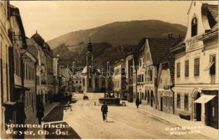 Weyer, main street, church. Carl Herrer photo