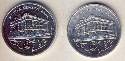 1992. 200Ft Ag "MNB" (2x) T:BU,2