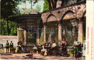 Constantinople, Istanbul; Rue a Stamboul / street view, Turkish merchants (EK)