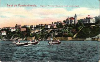 Constantinople, Istanbul; Regates a Prinkipo (Course de canots de sauvetage) / lifeboat race, regatta