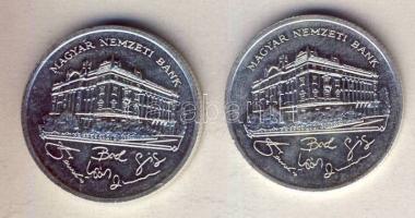 1992. 200Ft Ag "MNB" (2x) T:BU,2
