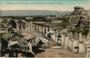 Izmir, Smyrne; Vue d'ensemble des fouilles a Ephese / excavation site