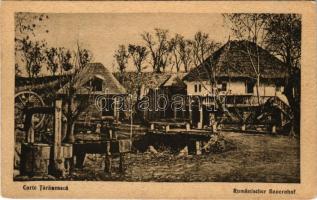 1917 Curte Taraneasca / Rumanischer Bauernhof / Román parasztház / Romanian folklore (EK)